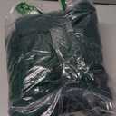 VFSHOW Womens Formal Prom Elegant Ruffle One Shoulder Beaded Strap Ruched Slit Maxi Dress Wedding Evening Long Gown (3X-Large, Sparkly Dark Green)