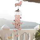 Dachshund Wind Chimes - Christmas Decorations,Garden Gifts for Women,Patio & Nursery, Memorial Day Gifts for Mom/Wife/Daughter, Whimsical Yard Decorations with Soothing Tones