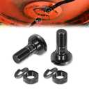 63607 Rotary Cutter Blade Bolt Kit, Replace for Bush Hog Rotary Cutter Blade Bolt Kit 63607, Fit for Howse, HICO, for Bush Hog, Includes 2 Bolts with Nuts and Washers (2-Pack)