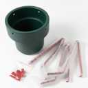 Green Christmas Tree Stand With Water Reservoir