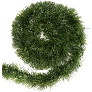 CCINEE 33ft Artificial Pine Garland, Green with, Perfect for Christmas Decor, Home Decor, Wedding, and More