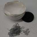 4 Pack 8 inch Hanging Planter Pots,Self-Watering Round Hanging Basket with Water Tray Metal Chain,Succulent Flower Plant Pot Container for Indoor Outdoor Garden Balcony Wall Decor,White (8 inches diameter x 4.9 inches height)