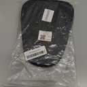 OSAN Universal Motorcycle Synthetic Leather Rear Sissy Bar Backrest Cushion Pad - Black