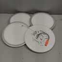 Wembanma Flush Mount LED Lighting Round  8 Inch Dimmable 5CCT Ultra Thin Surface Mount Light, No Flicker and Edgelit Flat Panel Light for Wet Location, 8 Inch 4Pack Silver