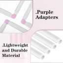 3 Pack Square Embroidery Hoops, Plastic Cross-Stitch Hoops, Plastic Clip Frame for Embroidery, Embroidery Quilting Frames (6x6, 8x8, 11x11)