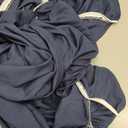 HunnmingRe Zippered Mattress Fitted Protector Deep Mattress Encasement Soft Zipper Fitted Sheet Microfiber Bed Sheet Cover for Bed(Navy Blue,Full,12-16in)