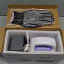 EENOUR Hat Press Machine, Mini Heat Press for Caps with 3 Heating Levels & Auto-Off, Handheld Cap Easy Press with 3"5.5" Arched Heating Plate, 2 Press Platens, A Safety Base