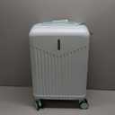 BAGSMART Carry On Luggage 22x14x9 Airline Approved with Spinner Wheels,100% PC Hardside Expandable Luggage with TSA Lock for Trips, 20 Inch Rolling Suitcases for Men Women,Green