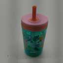 Zak Designs Disney Lilo and Stitch Kelso Tumbler Set, Leak-Proof Screw-On Lid with Straw, Bundle for Kids Includes Plastic and Stainless Steel Cups with Bonus Sipper (3pc Set, Non-BPA, Stitch)