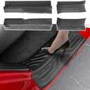 powoq Door Sill Guard Compatible with 2020-2026 Jeep Gladiator JT Threshold Protector 18-26 Wrangler JL Integrated Door Sill Protectors Entry Guard Replacement for 2020-2026 Jeep Gladiator Accessories