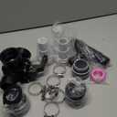 DoubleFill 3 Way Swimming Pool Diverter Valve Hose Adapter with Hose Clamps Replacement Slip Valve Filter Hose Conversion Kit with Seal Ring for 1 1/4'' or 1 1/2'' Filter Ports (Black,SPX1091Z4)