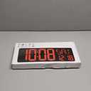 Large Digital Wall Clock with Remote Control 17.2" LED Large Display Timer with Temperature Date Week Auto DST Adjustable Brightness, Big Wall Alarm Clock for Living Room Office Garage Gym Seniors