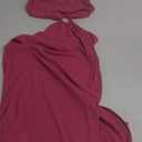 ANRABESS Women Summer One Shoulder Sleeveless Maxi Dress Cutout Sexy Bodycon Semi Formal Dinner Date Vacation Dresses Rose Medium