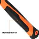 3 PCS 2lb 3lb 4lb Sledge Hammer, Heavy Duty Crack Hammer with Forged Steel Head and Shock Reduction Fiberglass Handle, Club Hammer for Demolition Work