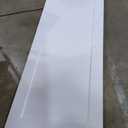 BarnSmith 30"x84" Concealed Sliding Barn Door, White Primed Flush Solid Core Sliding Hidden Barn Door with Soft Close Installation Hardware and Double Sided