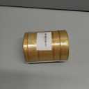 Pure Color Ribbon for Gift Wrapping,Arts Crafts Sewing 25 Yard Each Roll Satin Ribbon for Flower Bouquet Ribbons for Christmas Tree DIY Decoration (Golden, 5 Mixed Width)