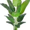 Artificial Bird of Paradise - Fake Plants Areca Palm Tree Faux Tropical Palm Potted Dypsis Lutescens for Home Office Decor Housewarming (6FT-1 Pack)