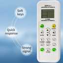Universal AC Remote Control, 5000-in-1 Multi-Brand Compatible, K-1028E Model, LCD Display