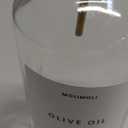 Molimoli Glass Oil Dispenser Bottle for Kitchen, Weighted Pourer, Olive Oil Cruet | 350ml, Set of 1 (Gold)