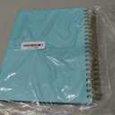 Hardcover Spiral Journal Notebooks for Work With Removable Dividers & Tabs, 8.5"x11" 5 Subject Notebook for Note Taking & Organizer, A4 College Ruled Lined Journal for Women & Writing, Aquamarine, 280 Pages