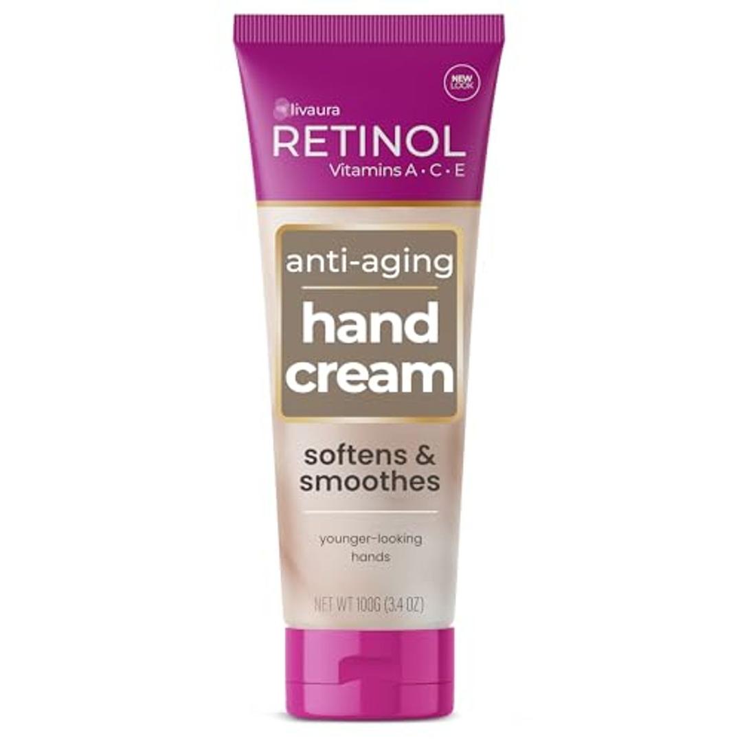 LIVAURA Retinol Anti Aging Hand Cream for Women - Hand Lotion, Dry Hands
Retinol hand cream for very dry cracked hands - non greasy, fast absorbing, smooths crepey skin and age spots