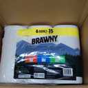 Brawny Tear-A-Square Paper Towels, 12 Family Rolls = 30 Regular Rolls, 2X More Durable*, 3 Sheet Sizes, Strong and absorbent extra-large roll