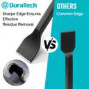 DURATECH Gasket Scraper Set, 3-Piece, 3/4",1",1-1/2", Sharp Edge, Drop Forged for Gasket Removal