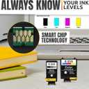 5-Pack Printer Ink Cartridges 215 Ink Cartridges 3 Black and 2 Tri-Color | Easy-to-Install Inkjet Printer Cartridge Replacements | Sharp Text & Vivid Colors, Combo Pack for Home & Office Printing