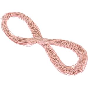 PATIKIL 109 Yards(100m) Bungee Cord Elastic Cord Heavy Stretch String Rope 1.5mm Apricot for Crafting DIY Sewing Hook Straps Camping Tie Down Strap