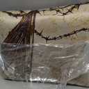 Brown Texas Star Country Round Rug 5ft Washable Circle Kitchen Rugs Non Slip Western Stars Retro Large Area Rug Indoor Floor Carpet for Bedroom Living Room Home Office Dining Room Nursery (Light Brown Tan Brown)