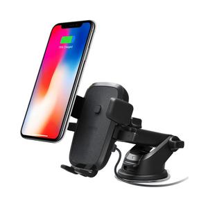 iOttie Easy One Touch Wireless Qi Fast Charge Car Mount Kit, Fast Charge: Samsung Galaxy S10 S9 Plus S8 S7 Edge Note 8 5, Standard Charge: IPhone X 8 Plus & Qi Enabled Devices, + Dual Car Charger