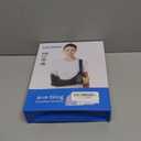 Mesh Arm Shoulder Sling Medical Shoulder Immobilizer for Shoulder Injury Torn Rotator Cuff, Breathable Arm Brace for Shower, Right Left Arm Stabilizes Elbow Arm Wrist Injury for Men Women (Black)