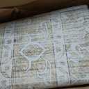 Washable Area Rugs 10x14, Soft Large 10x14 Rugs for Living Room Non-Slip Vintage Beige Indoor Carpet Stain Resistant Rugs for Dining Room Bedroom Nursery Kid & Pet Friendly