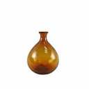 HD Designs Glass Vase - Amber, 10 in