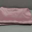 BGment Light Pink Linen Curtains 63 Inch Length 2 Panels - Semi Sheer Textured Rod Pocket Light Filtering Drapes Privacy for Girl Bedroom Living Room Decorative Back Tab, 52 Inch Wide Each Panel