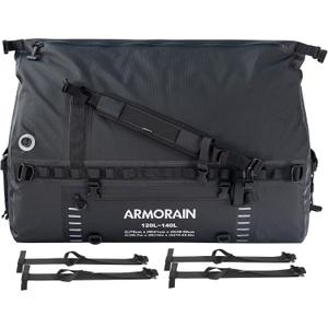 120-140L large Capacity Airtight Waterproof Travel Dry Bag,Equipped with Durable Inflatable Shoulder Straps and Handles Suitable for Diving Equipment Motorcycles Rowing Kayaking Camping