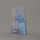 2 Pack Pacifier Holder Clips for Boys, Dummy Clips Boys with Adapters, Silicone Binky Clips for Baby Teething Toys Baby Shower