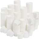 1000 Pack Paper Sample Cups for Tasting, 0.5oz Small Paper Cups, Souffle Portion Cups with Water Proof Lining, Mini Med Cups for Jello Shots, Dessert, Souffle, Juice
