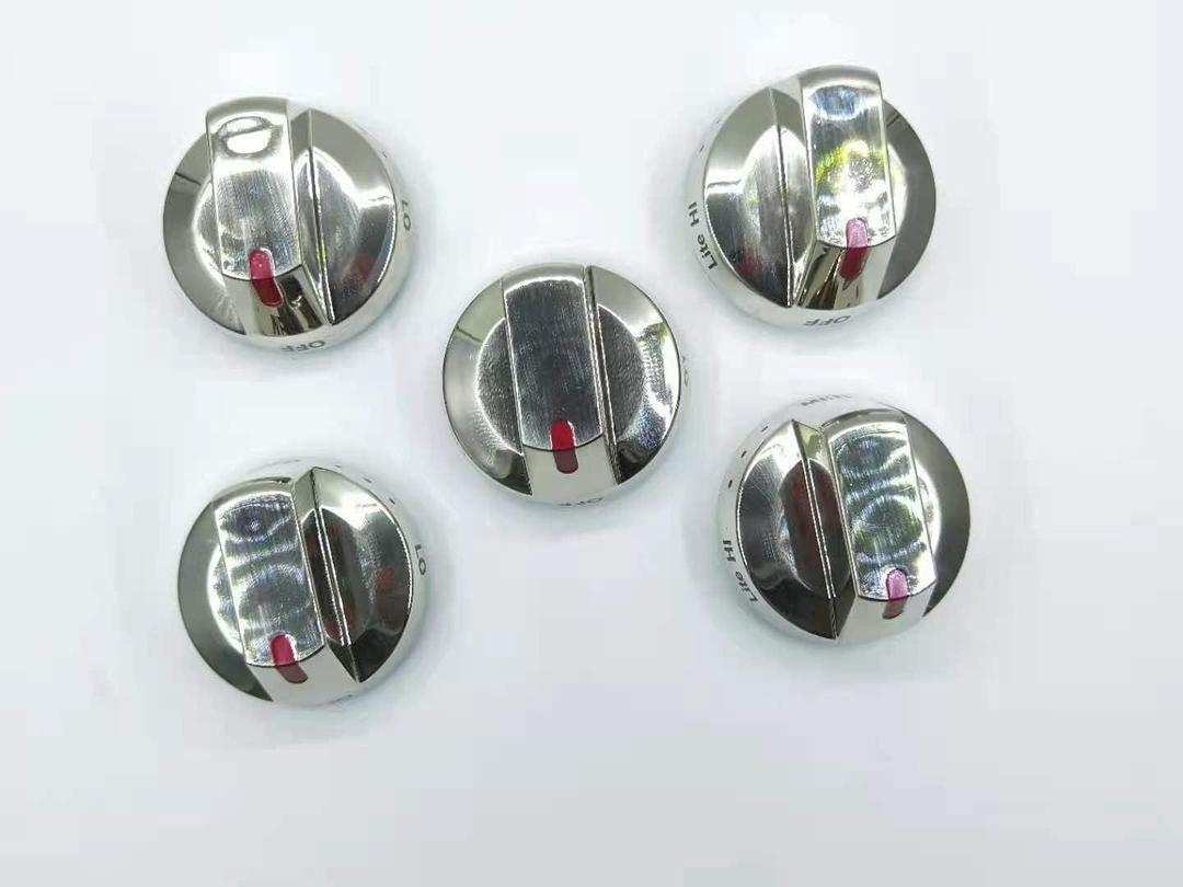 DG64-00473A Top Burner Control Dial Knob Range for Oven replacement Stainless Steel Compatible with Samsung Range Oven Gas Stove Knob NX58F5700WS NX58H5600SS NX58H5650WS NX58J7750SS