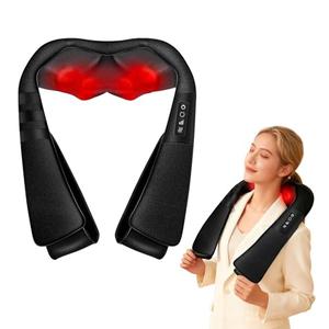 Neck and Back Massager,Neck and Shoulder Massager with Heat, Shoulder Massagers for Deep Tissue,Electric Neck Massagers, Gifts Knead Tools for Dad Mom Friends