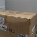 Household Essentials Decorative Trunk, Victorian, Small, Chinese Fir Wood, Aged-Wood Finish with Metal Accents, Fully Opening Lid, Stout Design, Ring Handles