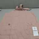 Womens Denim Overalls Dress Casual Summer Jeans Adjustable Strap Short Rompers with Pockets Pink S