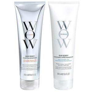 COLOR WOW Dream Clean Duo - 100% clean, sulfate-free COLOR SECURITY SHAMPOO and weightless COLOR SECURITY CONDITIONER| Achieve Super Glossy, Hydrated Hair, Fine to Normal Hair Duo