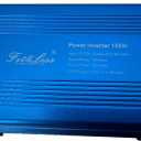 Modified sine wave power inverter 150 watt rated power and 300 watt surge power with 2 USB port output. (Blue)