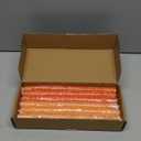 Candle Stick Spiral Tall Taper Candles,Unscented Candle for Holiday,Wedding and Home Decoration,10inch,12 Pack(Gradient Orange)