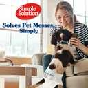 Simple Solution Female Dog Diapers Disposable Diapers for Potty Training, Incontinence, and Heat Cycle Protection Leak-Proof Fit for Small Dogs, 12-19 Inch Waist 30 Count
