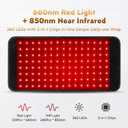 Belt Blanket for for Body 660nm/850nm with 360 LEDs 3-in-1 Chips, Wearable Wrap, Timer Remote Hands-Free Portable Home Use for Back Shoulder Waist Neck Knees