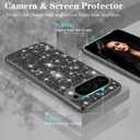 for Pixel 10/10 Pro Case Glitter Slim Sparkle Diamond TPU Bumper Full Body for Google Pixel 10/10 Pro Phone Case Women Girls Soft Shockproof Protection Cover