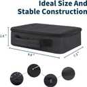 Portable Drill Bit Organizer Bag,Brill Bit Holder Tool Bag 1/4-Inch,3/8-Inch,1/2-Inch,138 Hole Socket Organizer,Screwdriver Bit Organizer Drive Bit Storage Drill Bit Carrying Case (Bag Only)