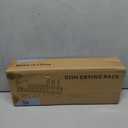 Laveshop Small Dish Drying Rack, Compact Dish Drainer for Kitchen Counter, with Adjustable Back Slots, Space-Saving for Small Kitchens, Black